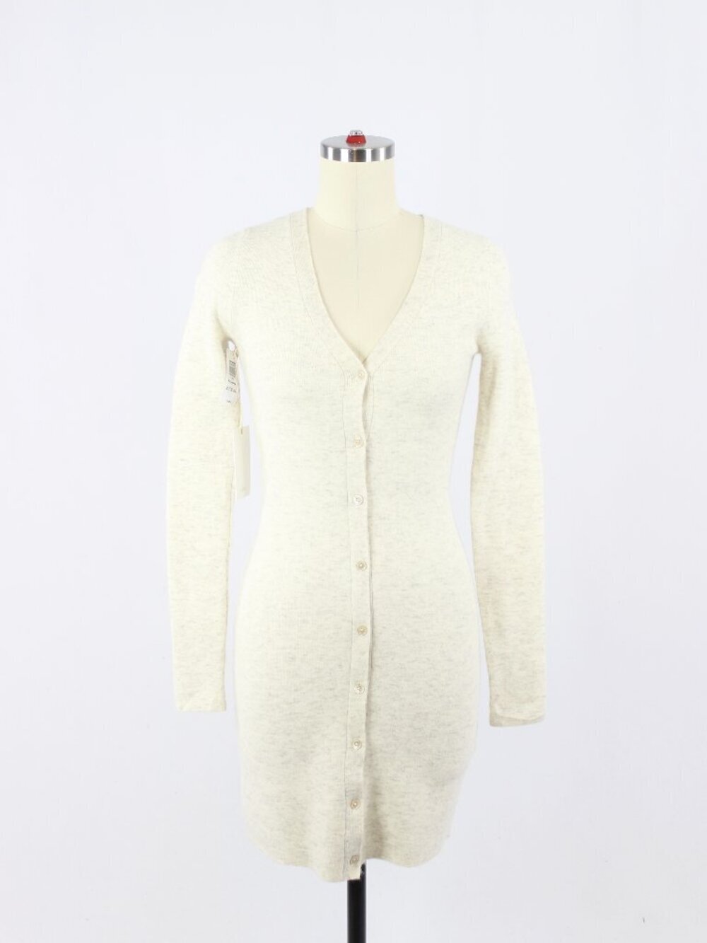 NWT Aritzia WILFRED Alexandra Heather Birch Knit Slim Fit Sweater Dress, Size XS
